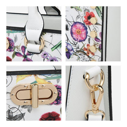 Studded Handbag with Matching Wristlet - Dasein Bags