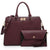 Twist Lock Handbag with Matching Wristlet-Handbags & Purses-Dasein Bags