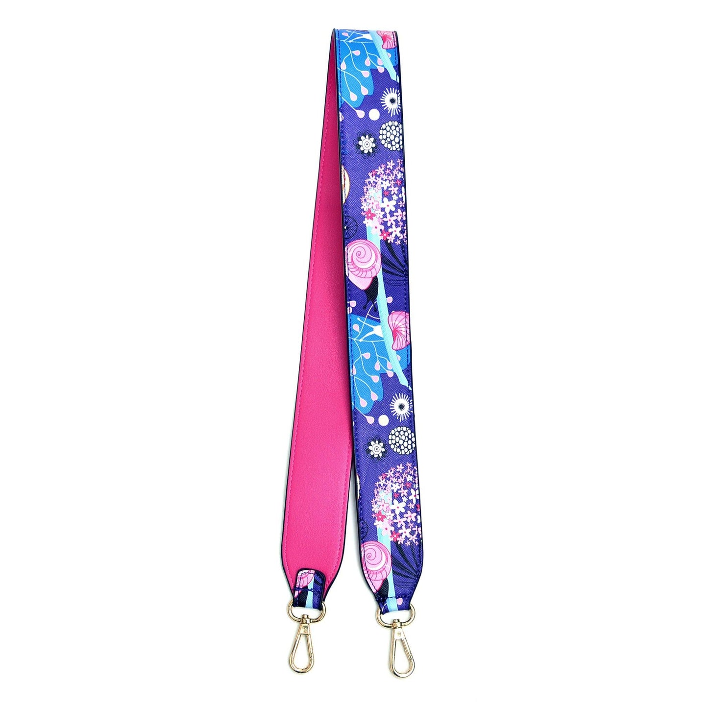 Accessory- Ocean Flowers Printed replacement Fashion Shoulder Strap - Dasein Bags