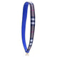 Accessory - Checkered/Plaid/Crossbarred Pattern/Royal Blue reversible replacement Fashion Shoulder Strap