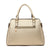 Two-Tone Satchel with Matching Wallet-Handbags & Purses-Dasein Bags