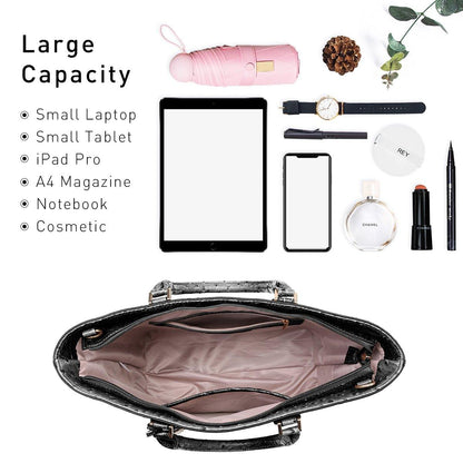 Fashion Embossed Pattern Tote with Matching Wallet - Dasein Bags