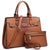 Vegan Leather Women Handbags and Purses Top Handle Tote with Matching Clutch - Dasein Bags