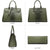Vegan Leather Women Handbags and Purses Top Handle Tote with Matching Clutch - Dasein Bags