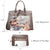 Vegan Leather Women Handbags and Purses Top Handle Tote with Matching Clutch - Dasein Bags