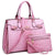 Vegan Leather Women Handbags and Purses Top Handle Tote with Matching Clutch - Dasein Bags