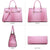 Vegan Leather Women Handbags and Purses Top Handle Tote with Matching Clutch - Dasein Bags