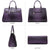Vegan Leather Women Handbags and Purses Top Handle Tote with Matching Clutch - Dasein Bags