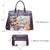 Vegan Leather Women Handbags and Purses Top Handle Tote with Matching Clutch - Dasein Bags