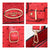 Vegan Leather Women Handbags and Purses Top Handle Tote with Matching Clutch - Dasein Bags