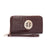 Zip Around Emblem Wallet - Dasein Bags