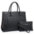 Classic Top Handle Handbag with Matching Wallet-Handbags & Purses-Dasein Bags