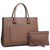 Classic Top Handle Handbag with Matching Wallet-Handbags & Purses-Dasein Bags