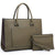 Classic Top Handle Handbag with Matching Wallet-Handbags & Purses-Dasein Bags