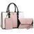 Two-tone 3-in-1 Handbag-Handbags & Purses-Dasein Bags