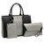Two-tone 3-in-1 Handbag-Handbags & Purses-Dasein Bags