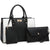 Two-tone 3-in-1 Handbag-Handbags & Purses-Dasein Bags