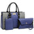 Two-tone 3-in-1 Handbag-Handbags & Purses-Dasein Bags