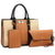 Two-tone 3-in-1 Handbag-Handbags & Purses-Dasein Bags