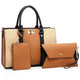 Two-tone 3-in-1 Handbag
