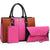 Two-tone 3-in-1 Handbag-Handbags & Purses-Dasein Bags